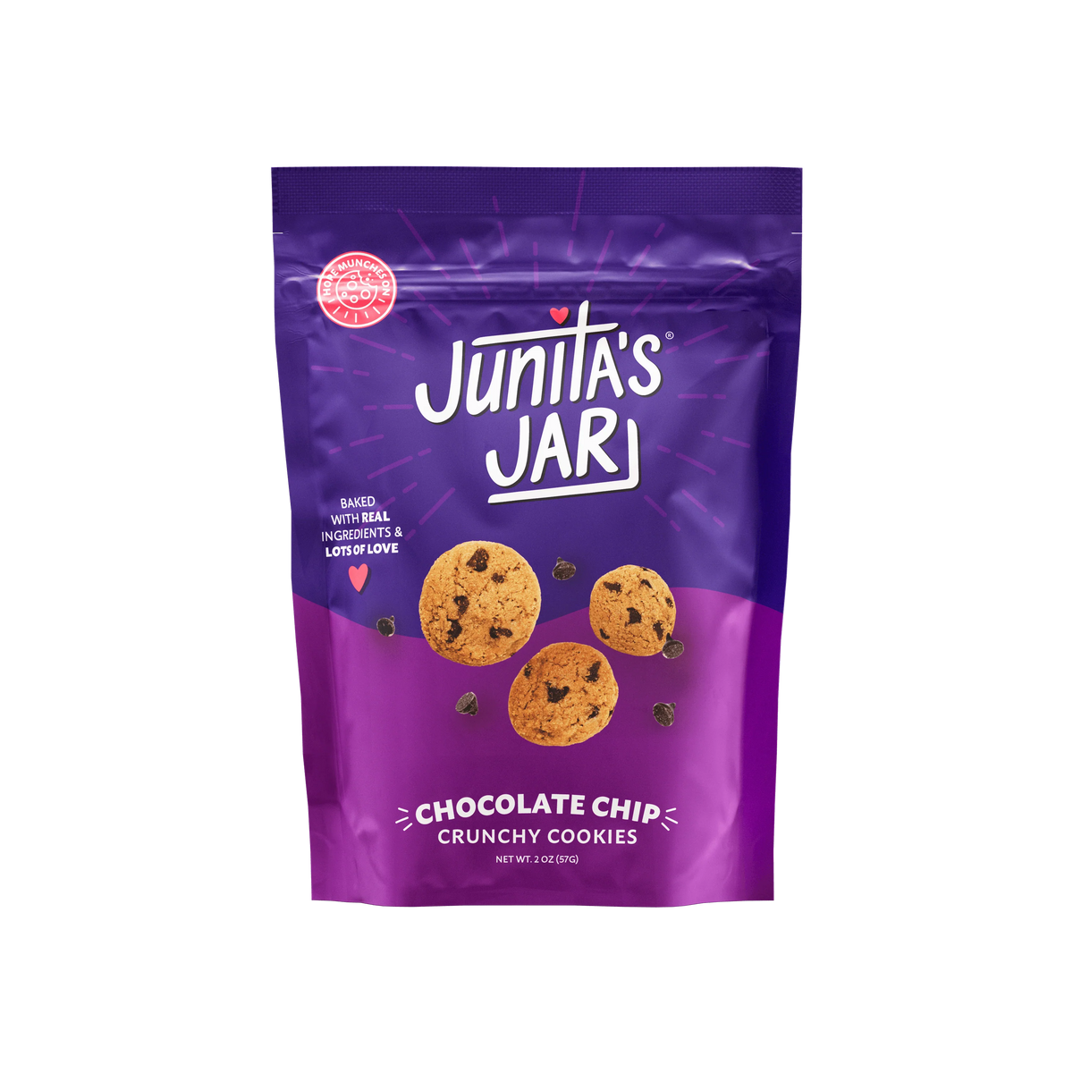 Junita's Jar Chocolate Chip Cookies - 2oz snack pack – MN Alumni